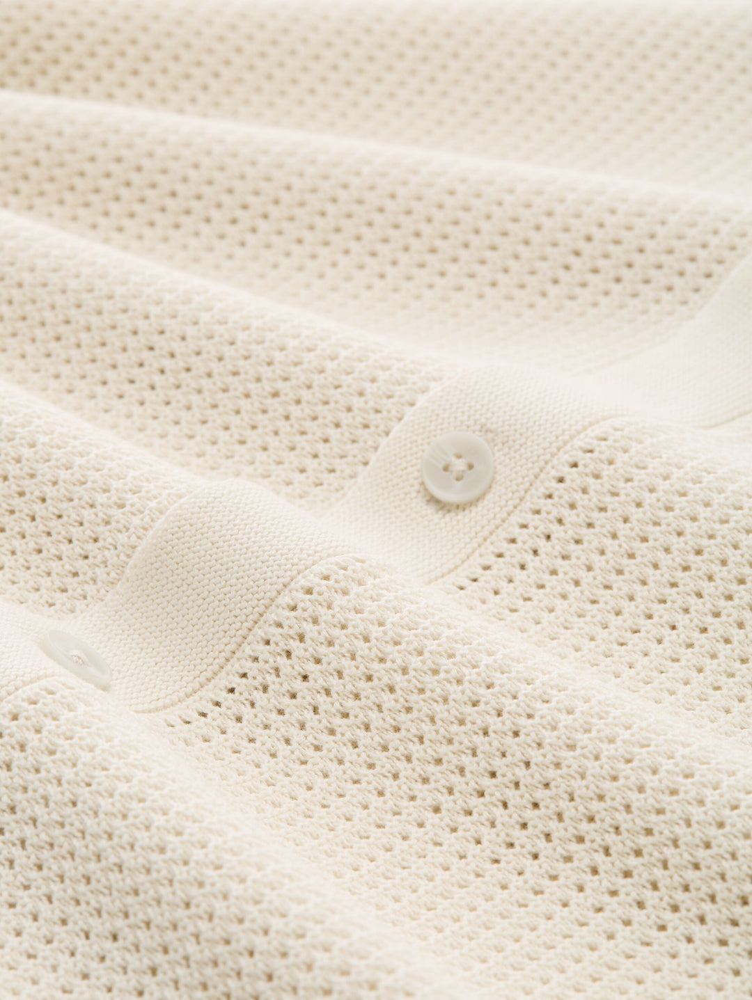 OPEN KNIT POLO