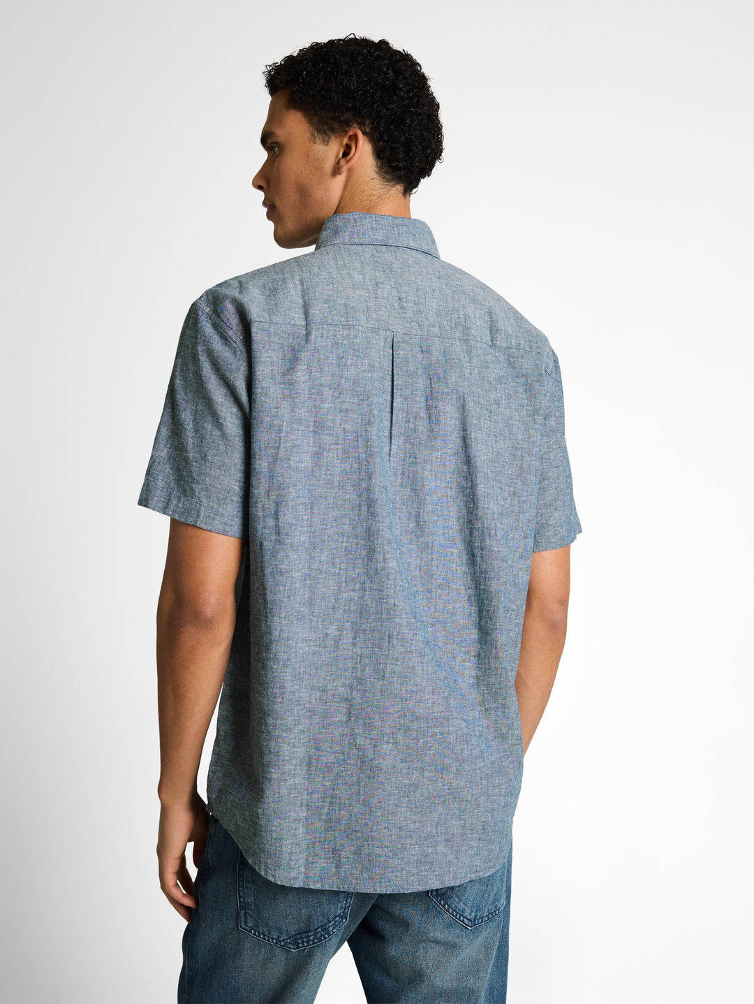 RELAXED COTTON LINEN SHIRT