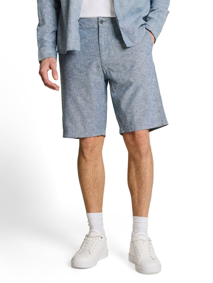 RELAXED LINEN CHINO SHORTS