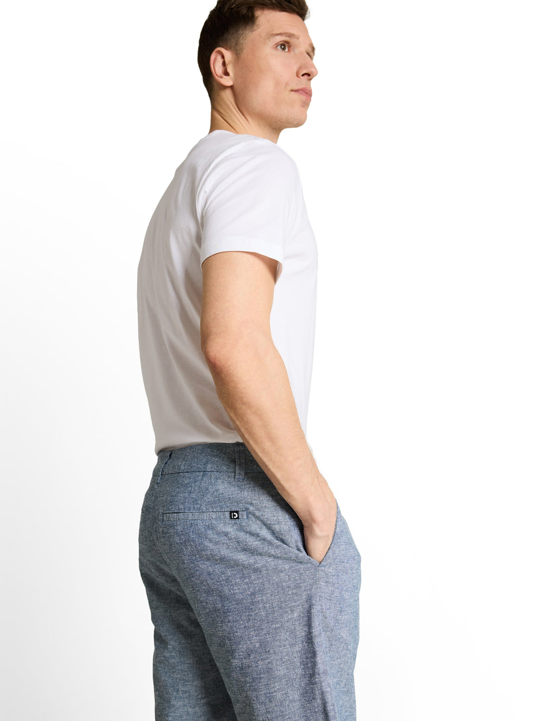 RELAXED LINEN CHINO SHORTS