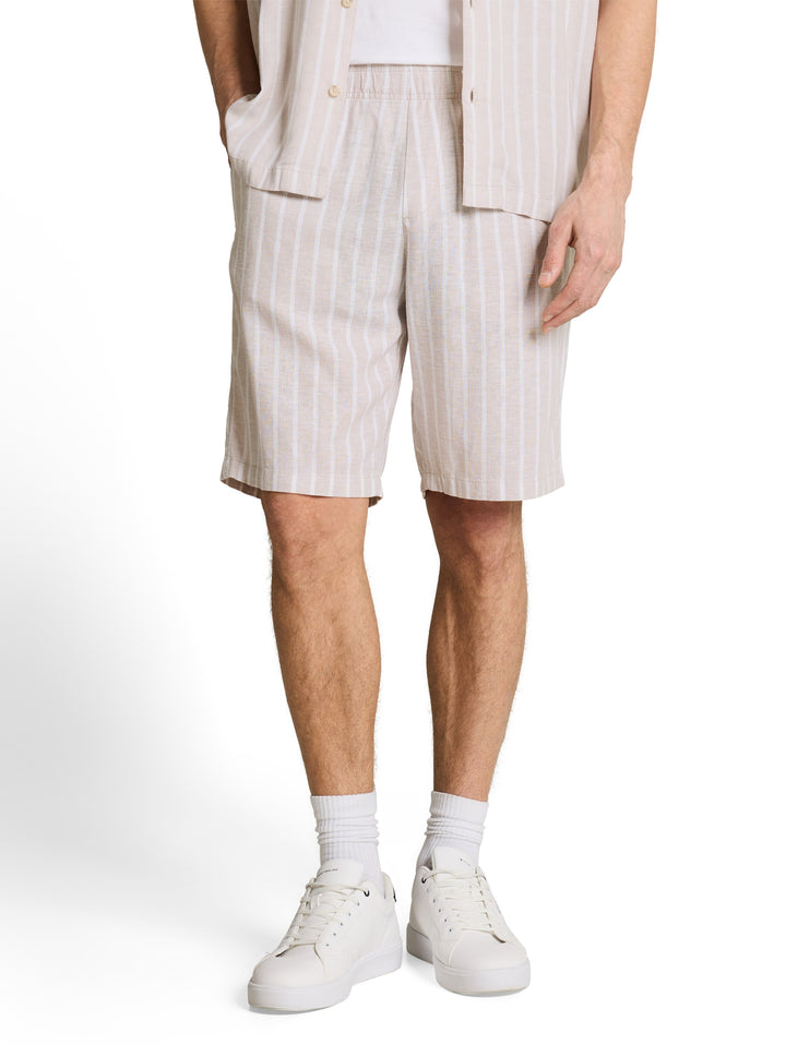 RELAXED LINEN BEACH SHORTS