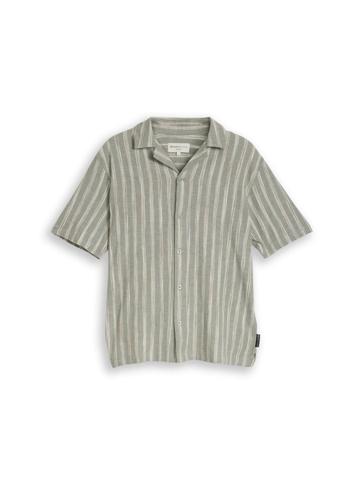 RELAXED STRUCTURED STRIPED SHIRT