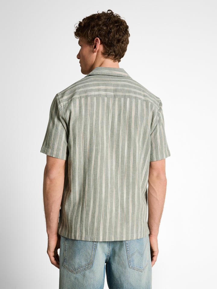 RELAXED STRUCTURED STRIPED SHIRT