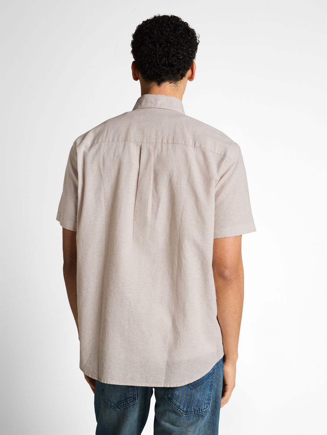 RELAXED COTTON LINEN SHIRT