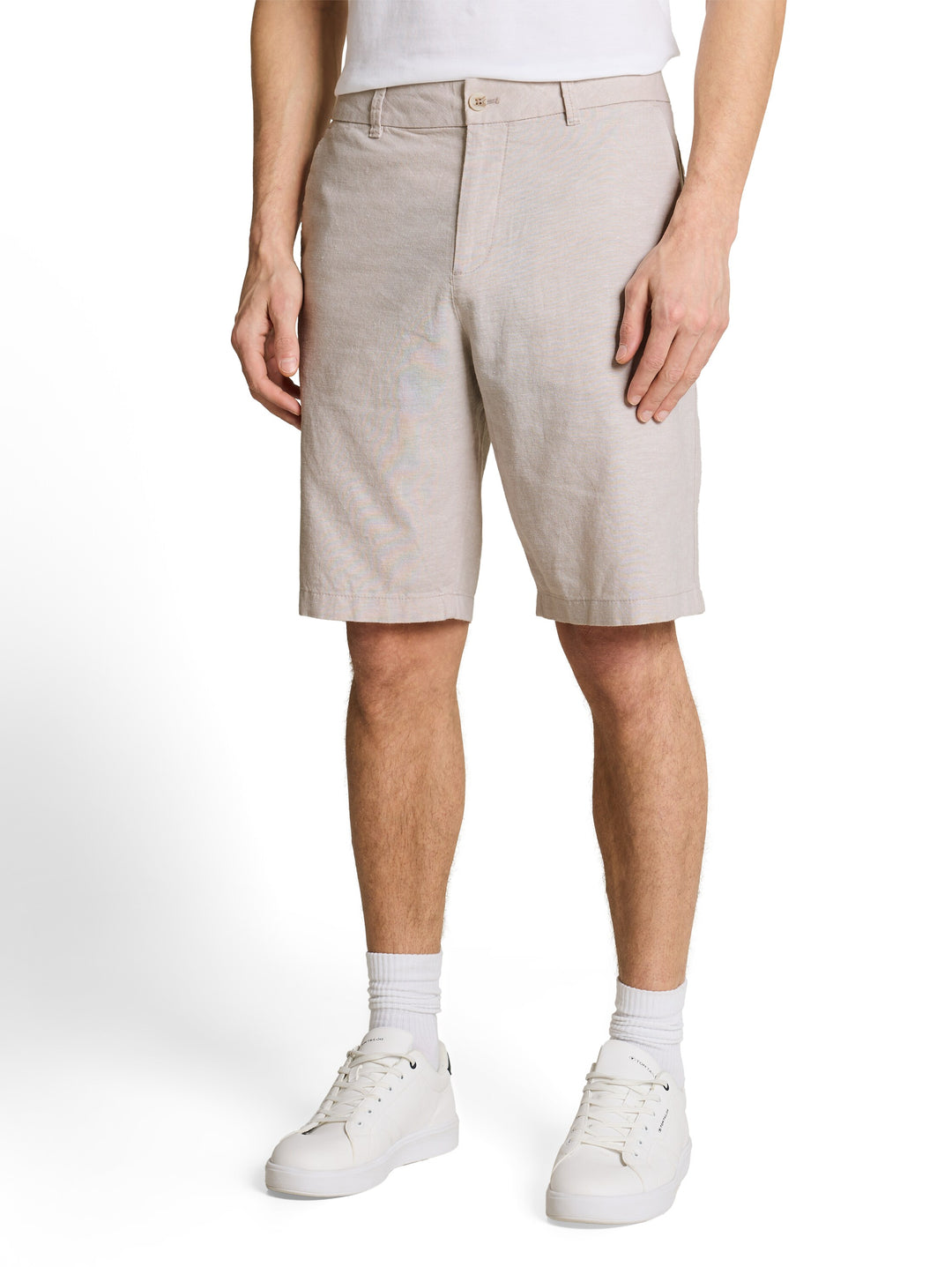 RELAXED LINEN CHINO SHORTS
