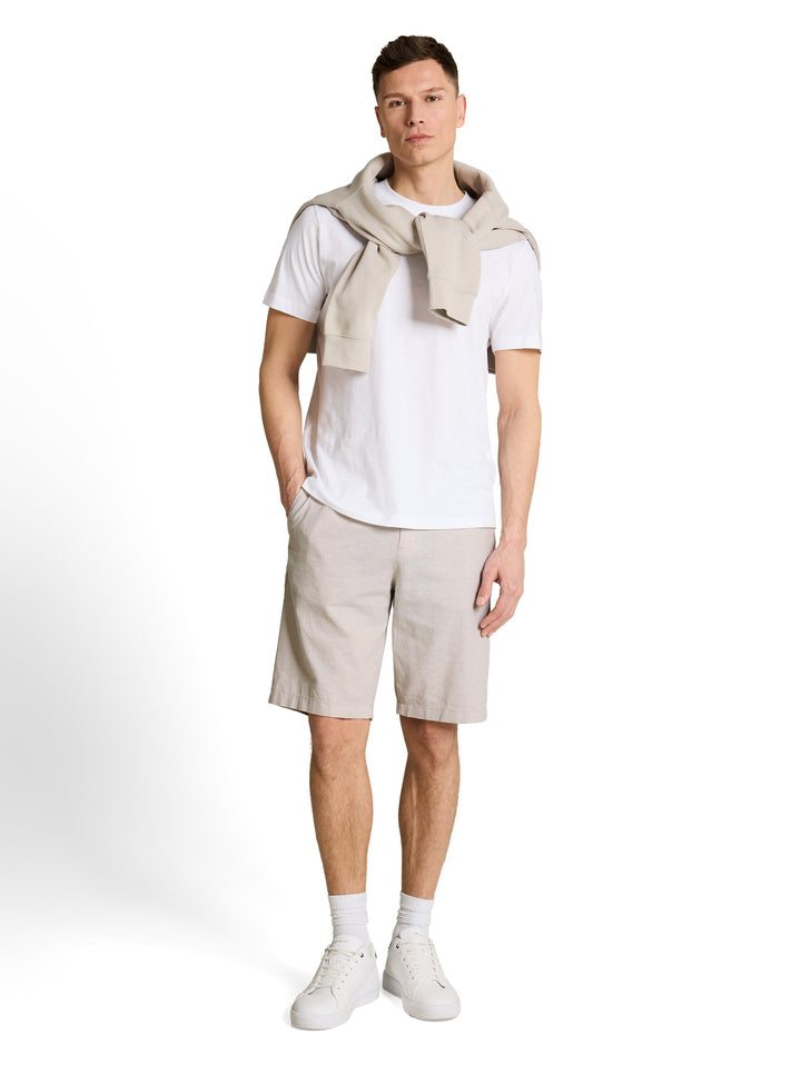 RELAXED LINEN CHINO SHORTS