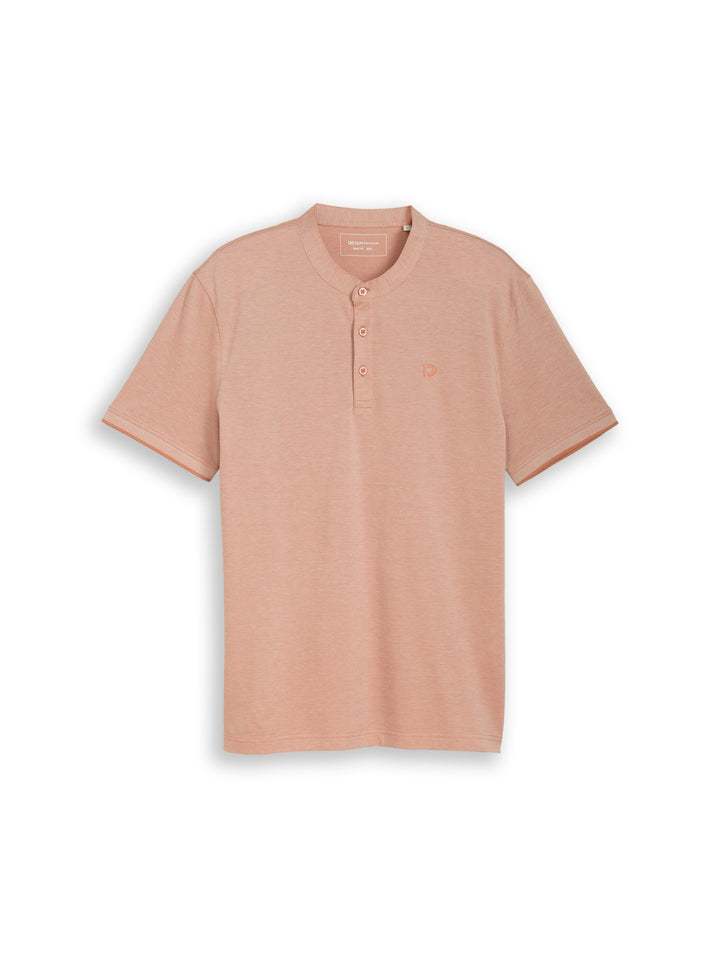 STAND UP COLLAR TWO TONE POLO