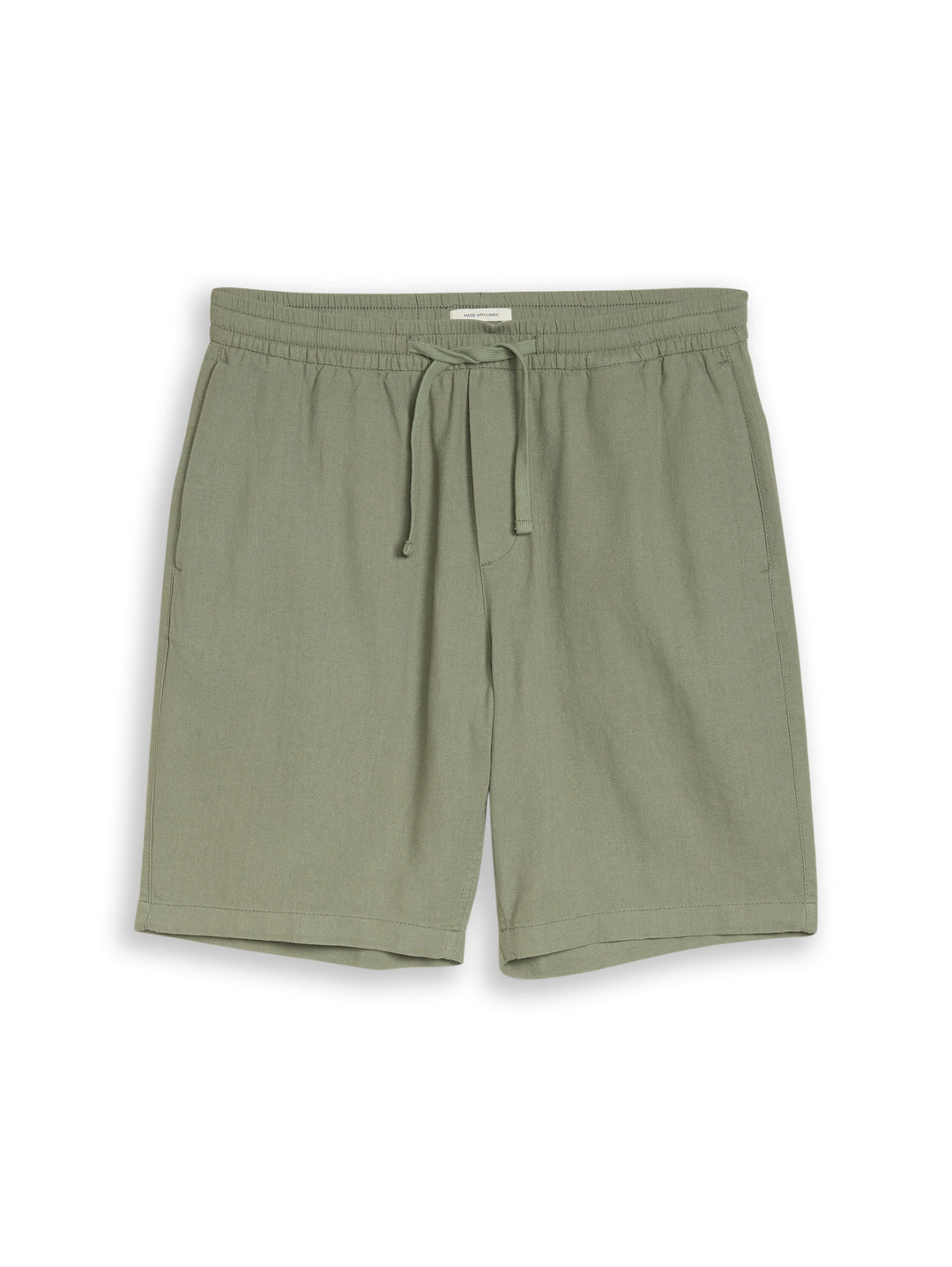 RELAXED VISCOSE LINEN BEACH SHORTS