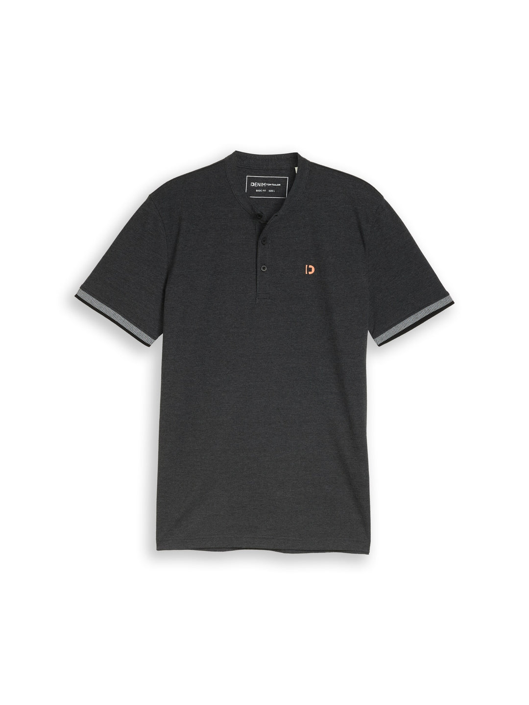 STAND UP COLLAR TWO TONE POLO