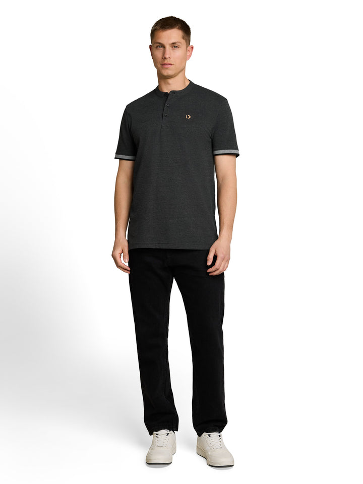 STAND UP COLLAR TWO TONE POLO