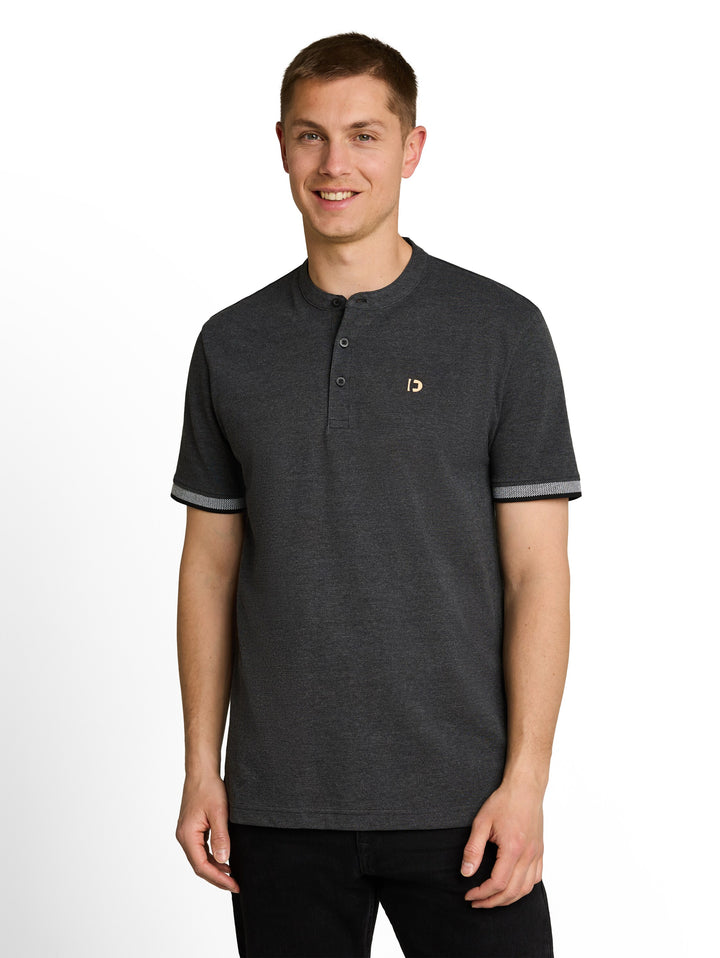 STAND UP COLLAR TWO TONE POLO