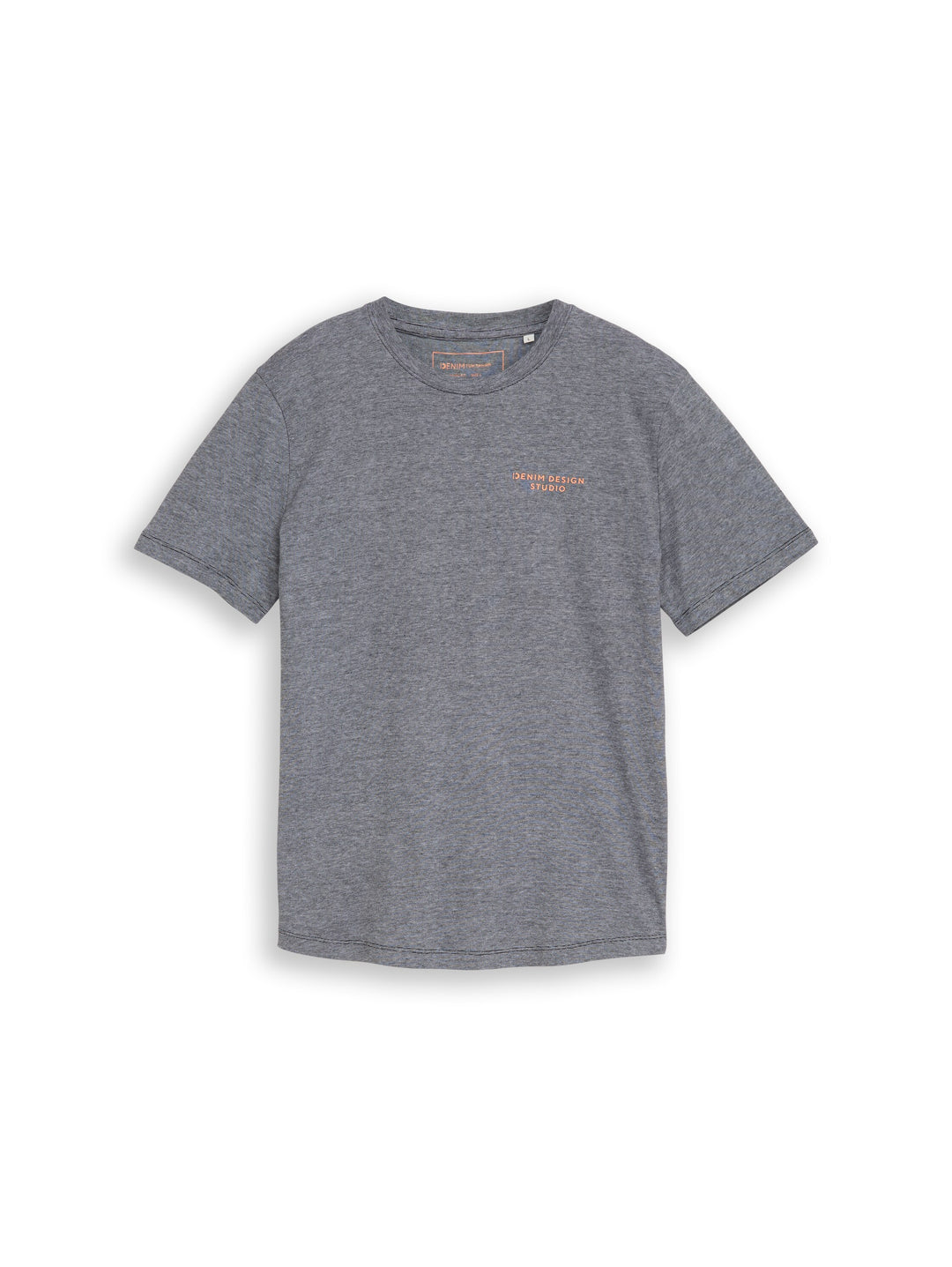 ROUNDED HEM FINESTRIPE T-SHIRT