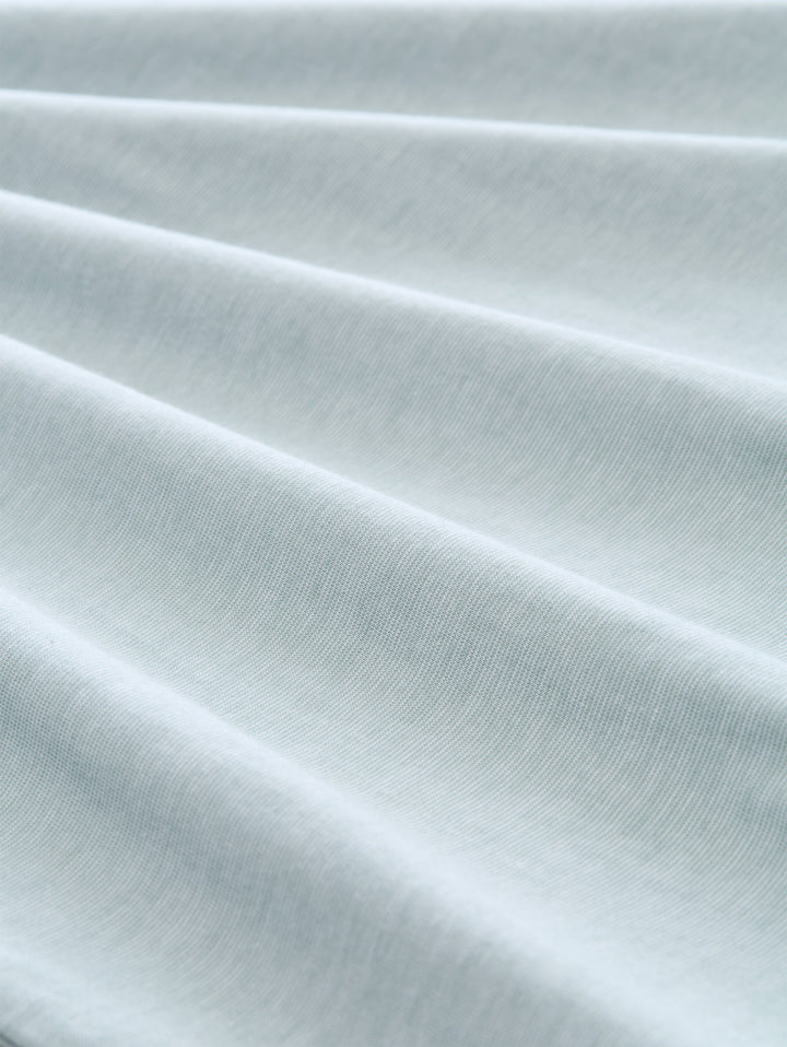 ROUNDED HEM FINESTRIPE T-SHIRT