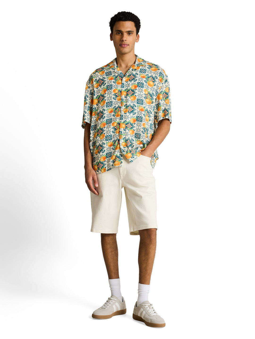 LOOSE VISCOSE RESORT SHIRT