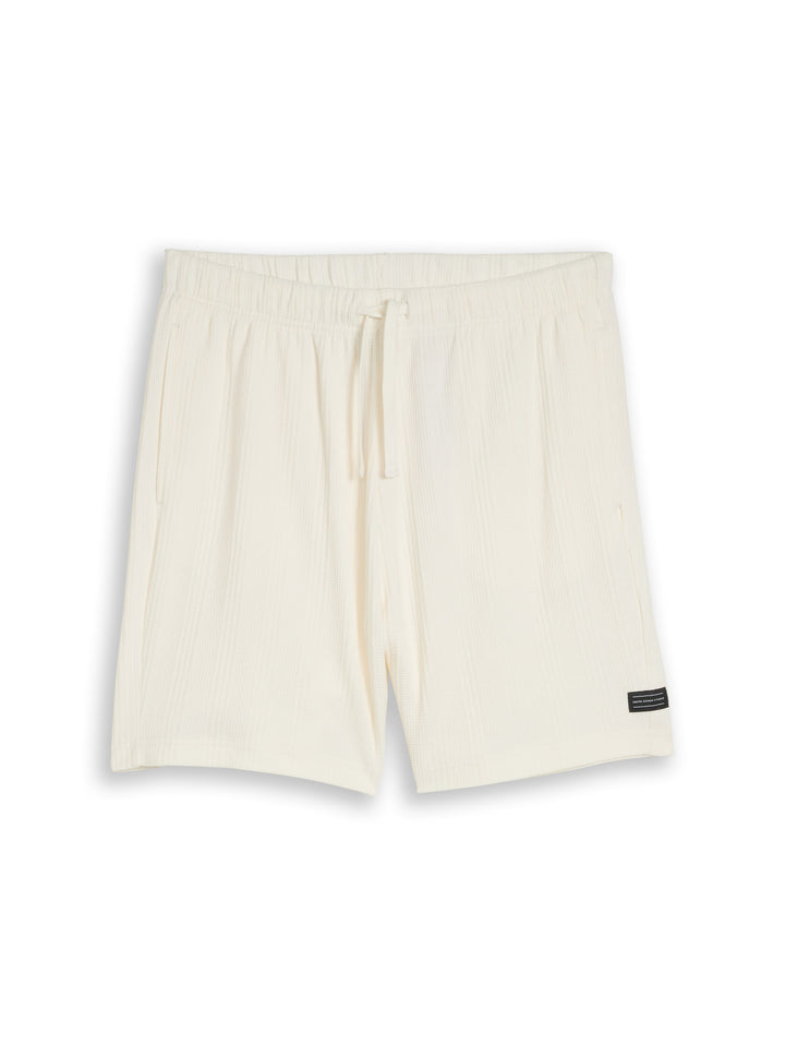 RELAXED STRUCTURED SWEAT SHORTS