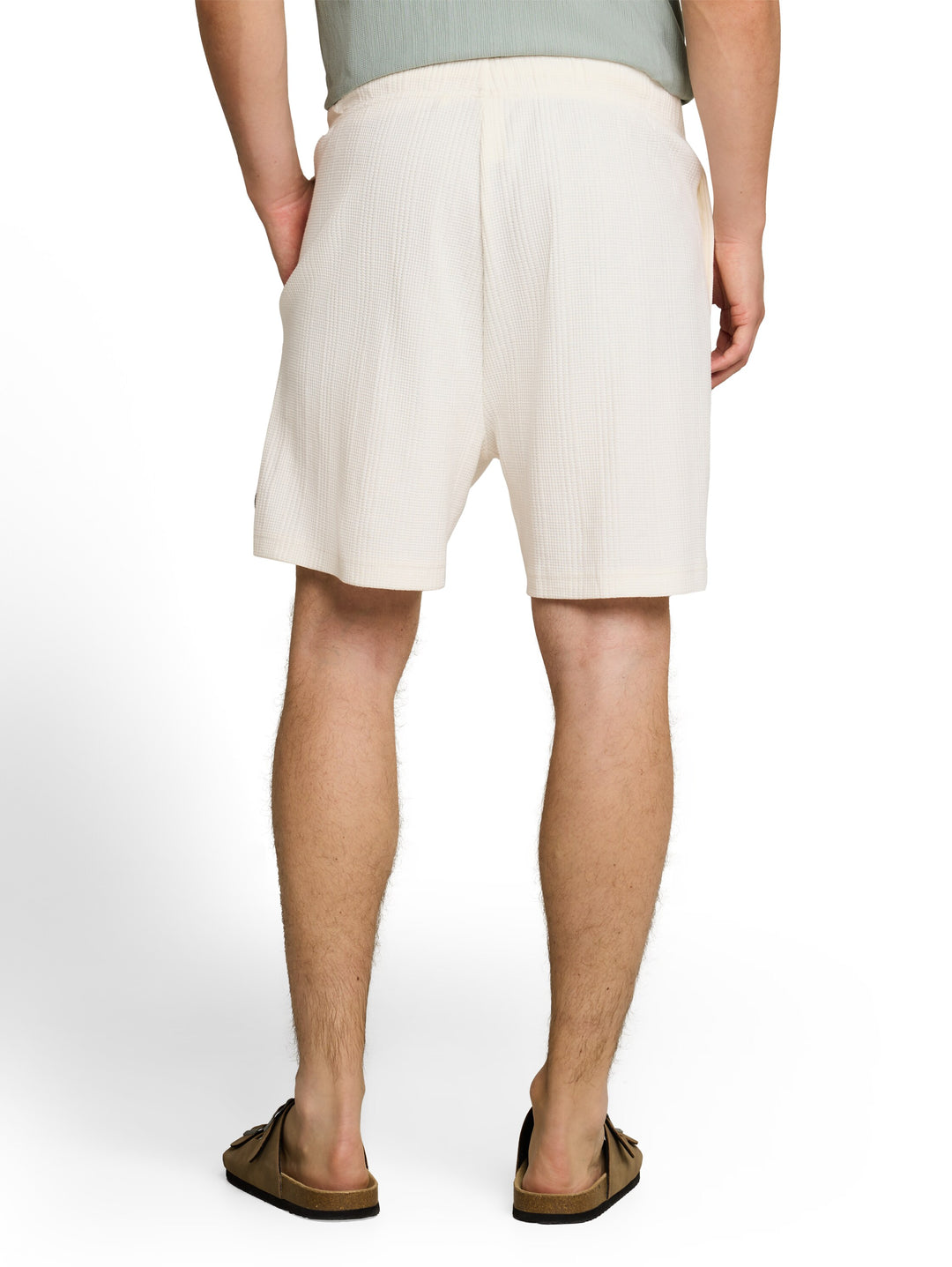 RELAXED STRUCTURED SWEAT SHORTS