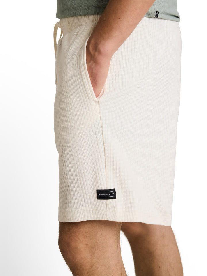 RELAXED STRUCTURED SWEAT SHORTS