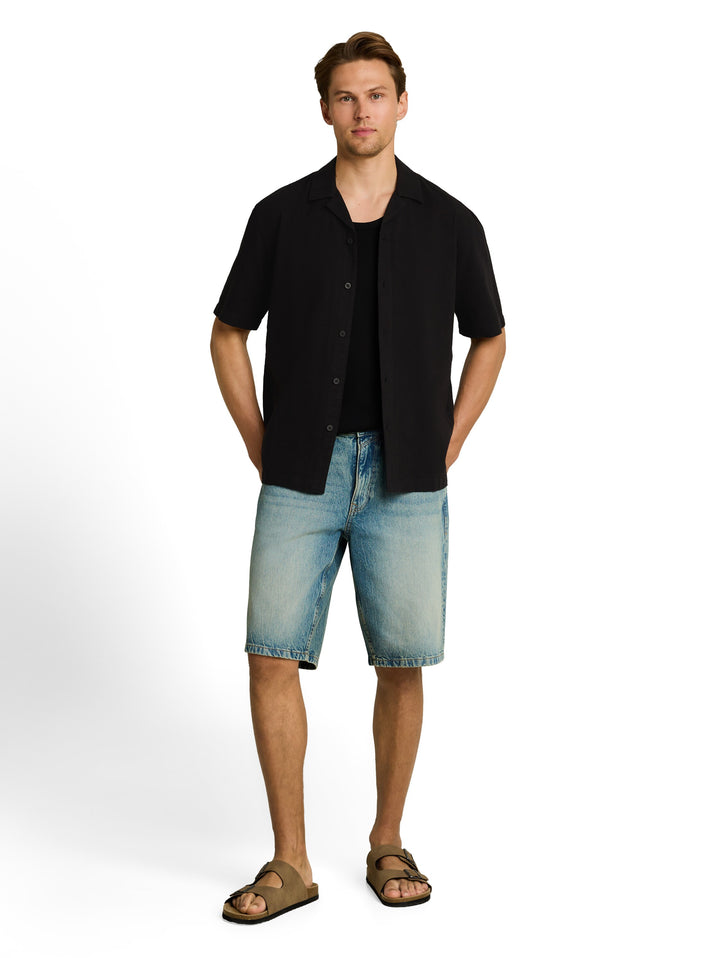 RELAXED STRUCTURED RESORT SHIRT