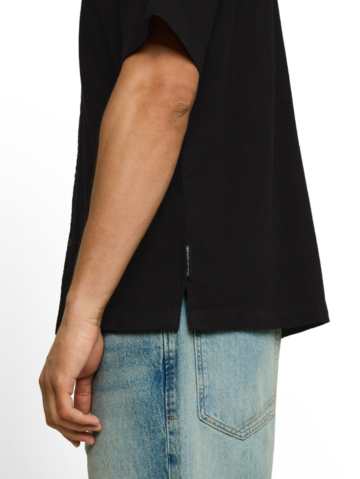 RELAXED STRUCTURED RESORT SHIRT