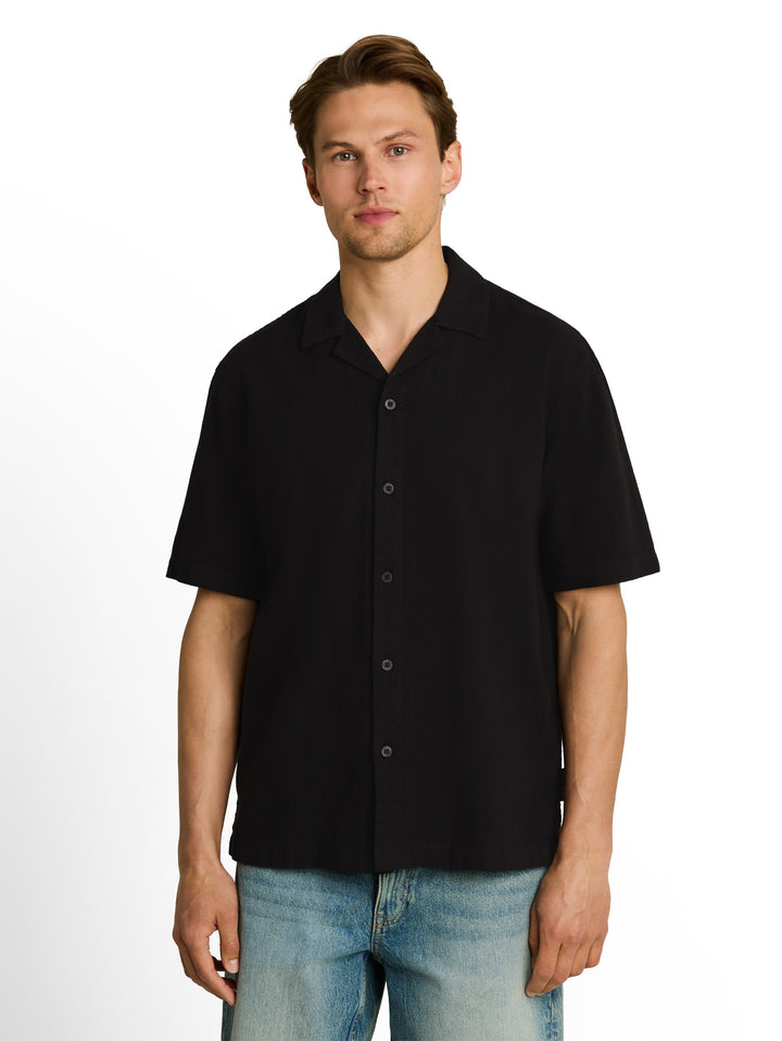 RELAXED STRUCTURED RESORT SHIRT
