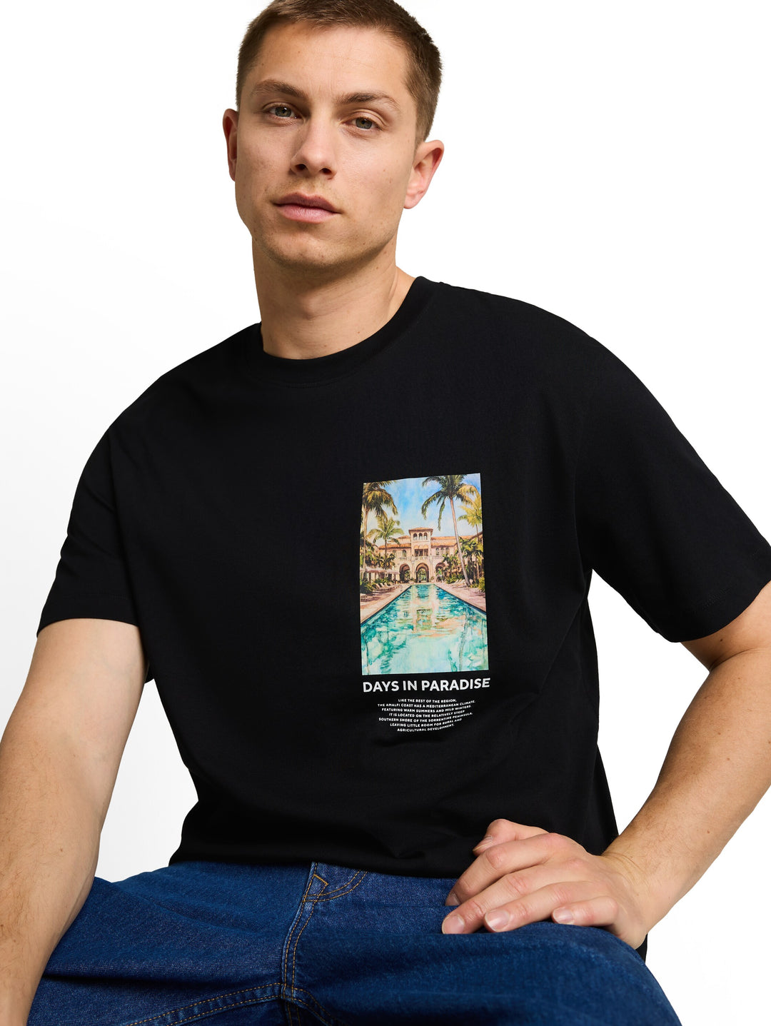 RELAXED PHOTO PRINT T-SHIRT
