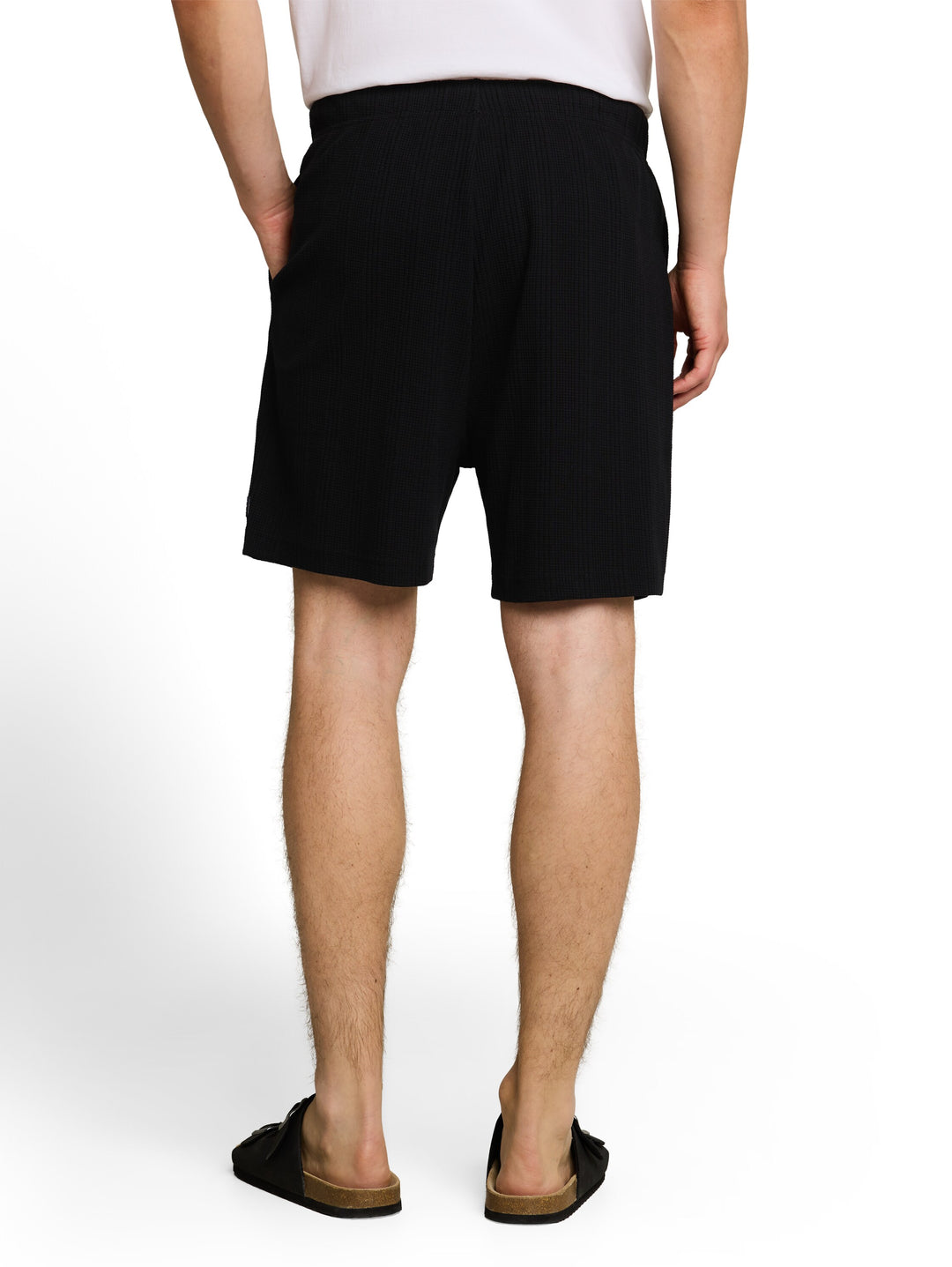 RELAXED STRUCTURED SWEAT SHORTS