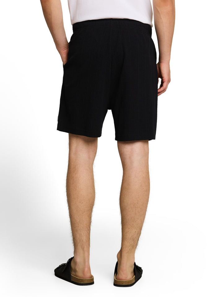 RELAXED STRUCTURED SWEAT SHORTS