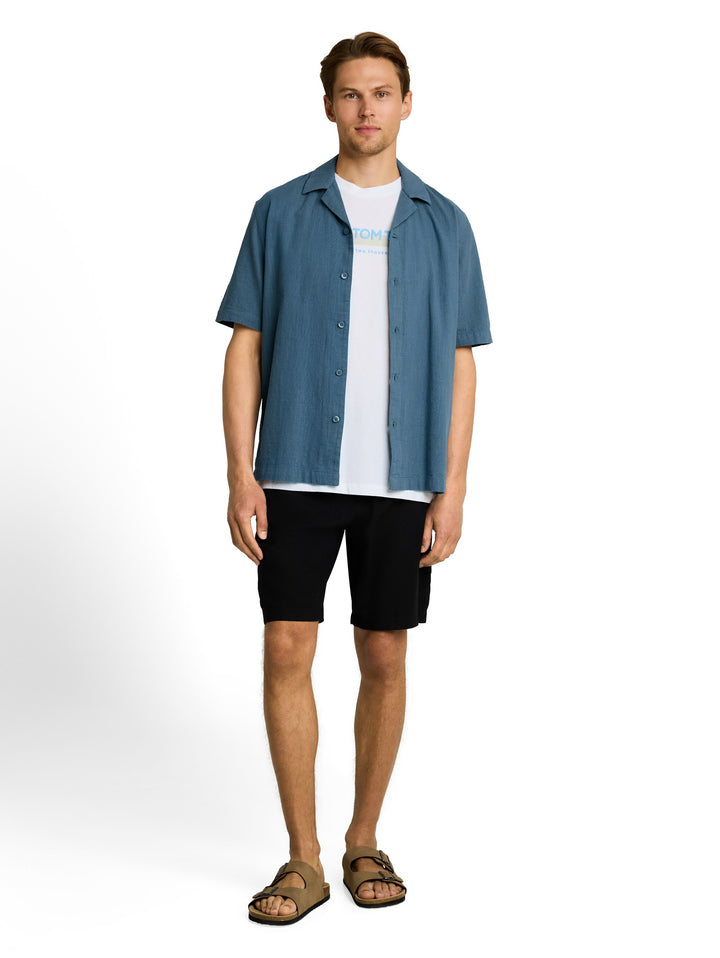 RELAXED STRUCTURED RESORT SHIRT