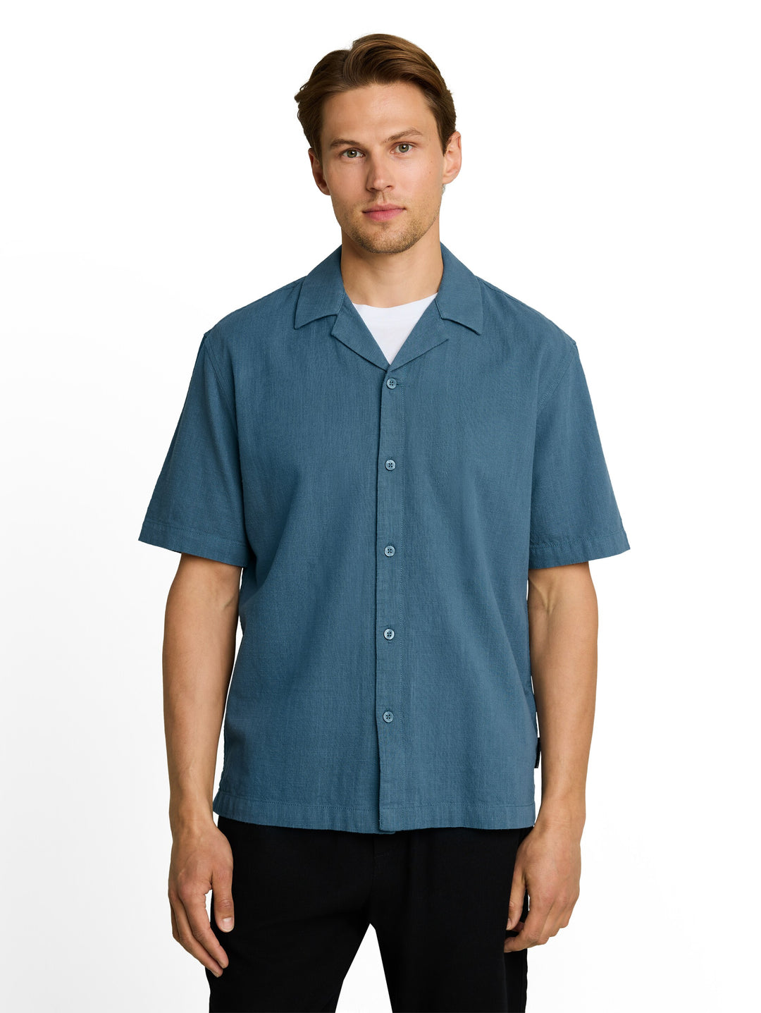 RELAXED STRUCTURED RESORT SHIRT
