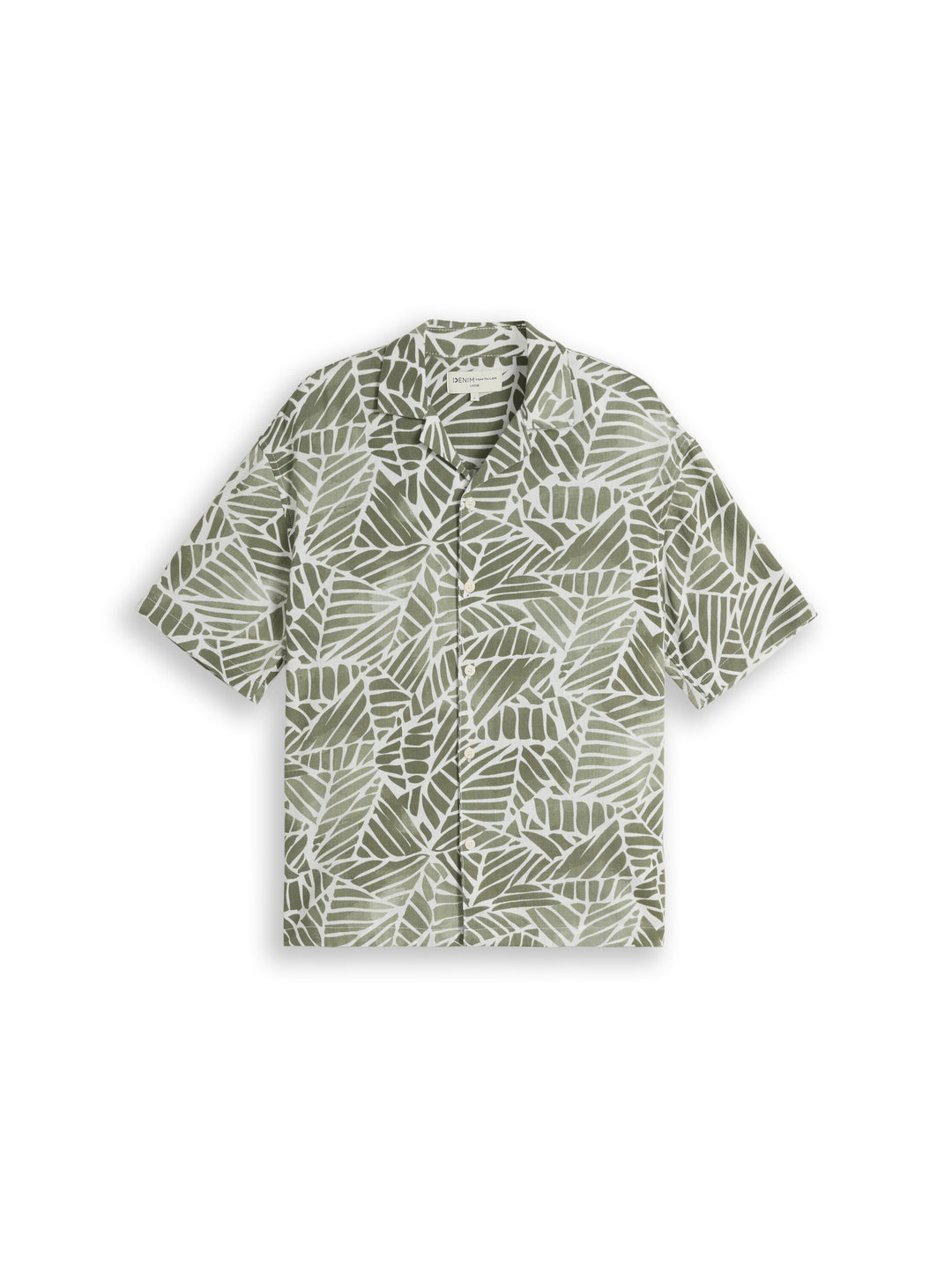 LOOSE VISCOSE COTTON RESORT SHIRT