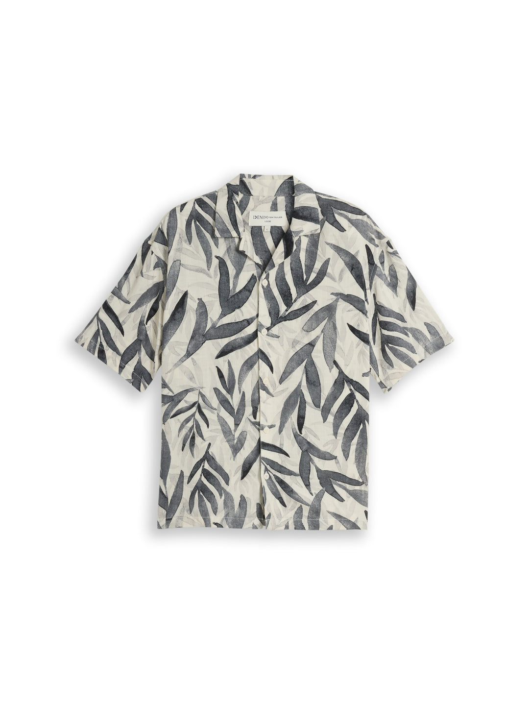 LOOSE VISCOSE COTTON RESORT SHIRT