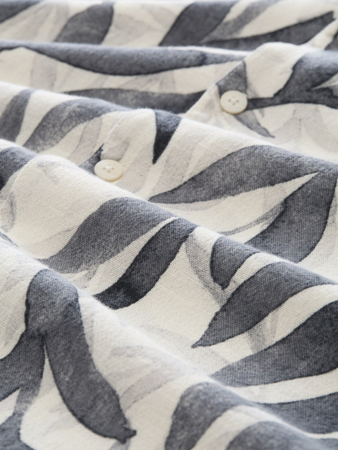 LOOSE VISCOSE COTTON RESORT SHIRT