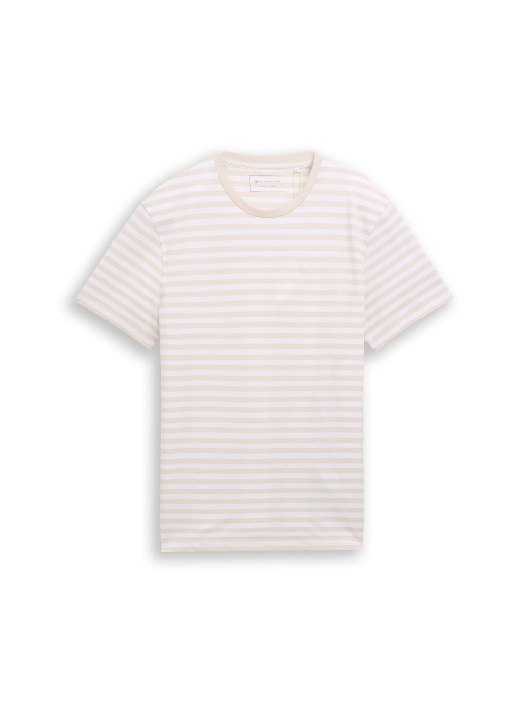 STRIPED PIQU T-SHIRT