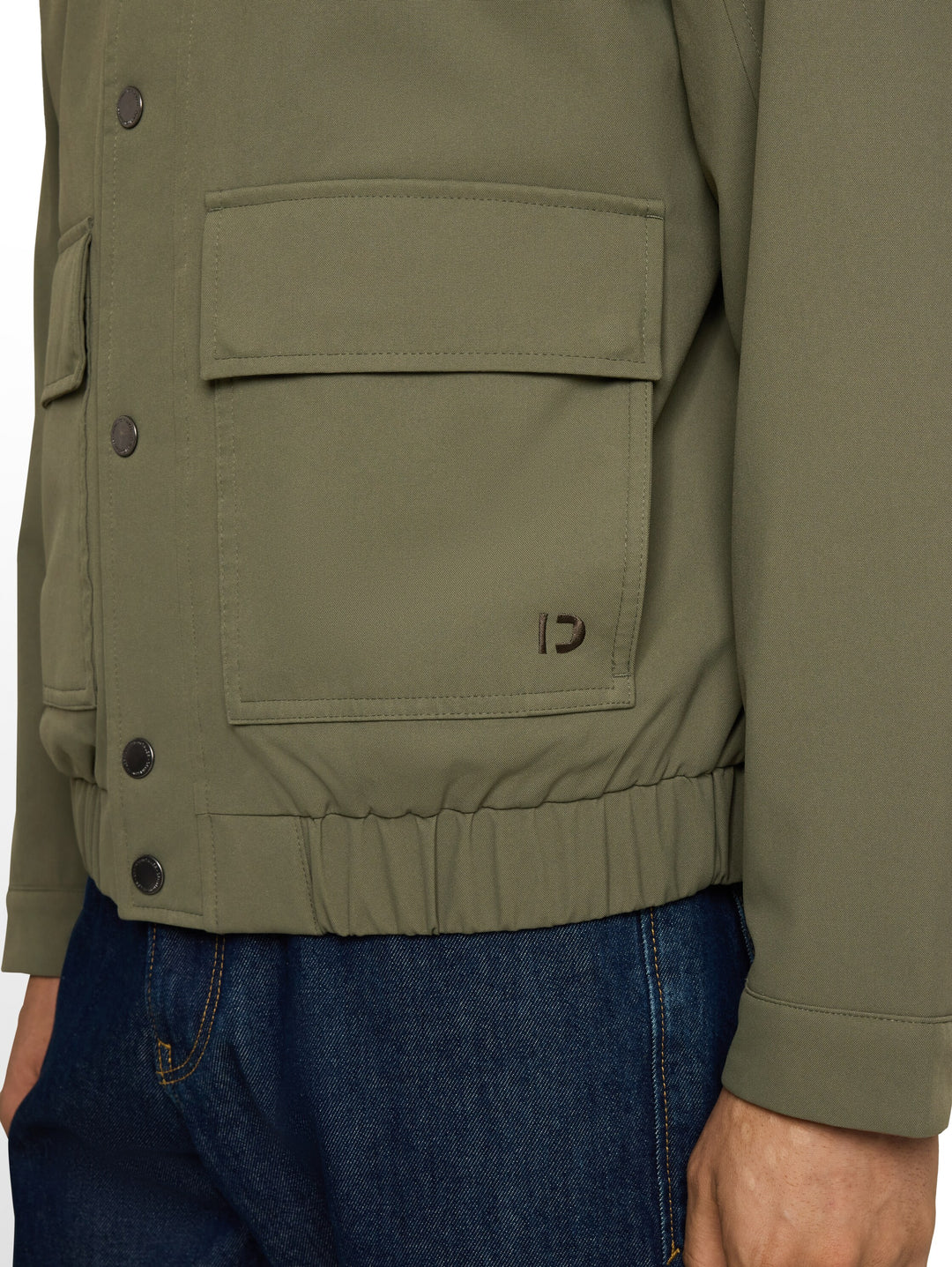 BLOUSON WITH CORDUROY COLLAR