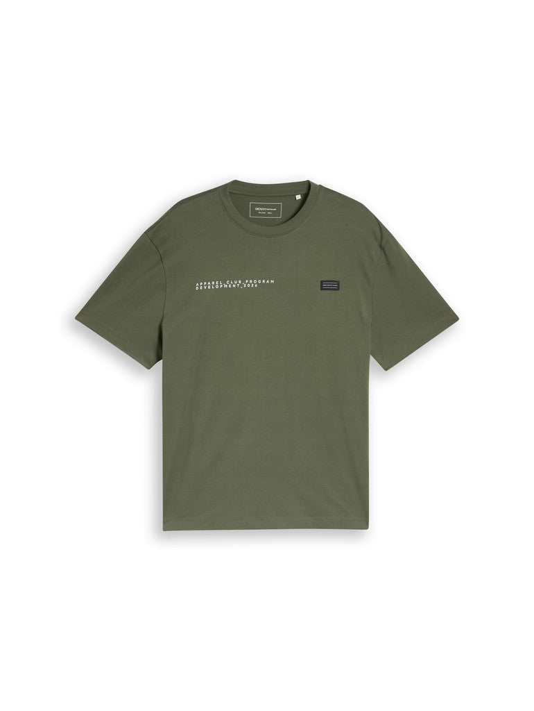 RELAXED APPLICATED PRINT T-SHIRT