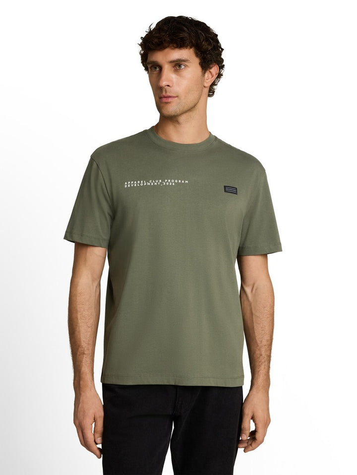 RELAXED APPLICATED PRINT T-SHIRT