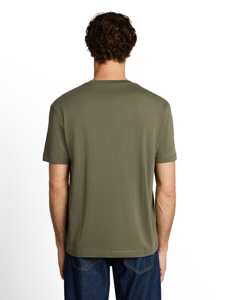 RELAXED STRIPE INSERT T-SHIRT
