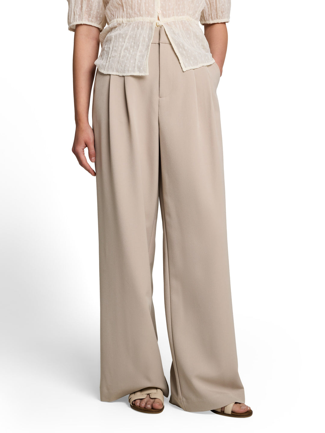 TAILORED WIDE LEG PANTS
