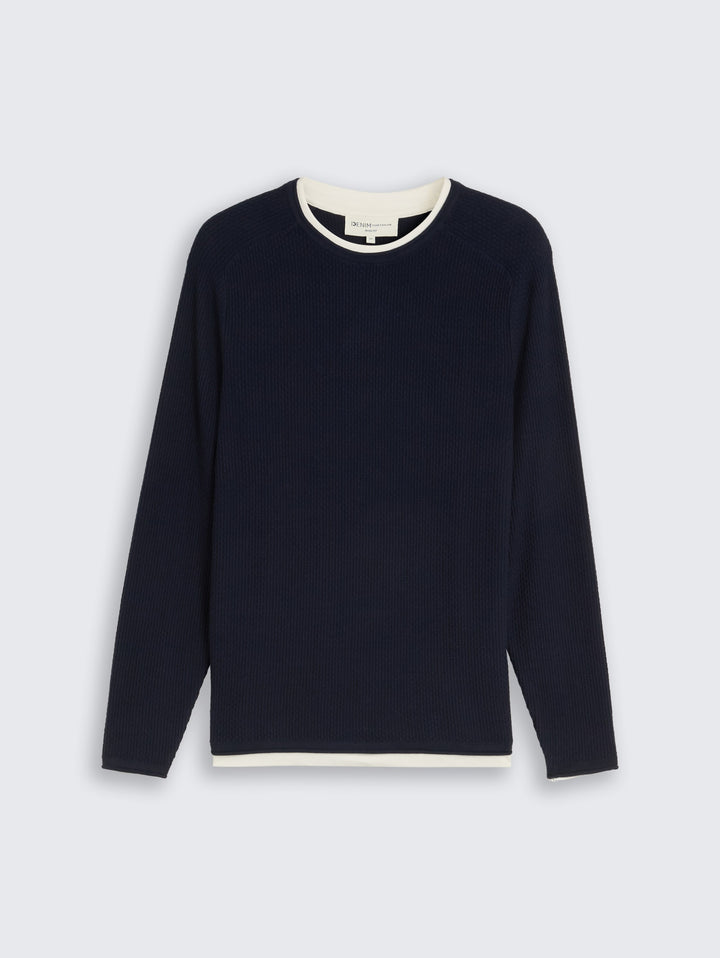STRUCTURED DOUBLE LAYER KNIT