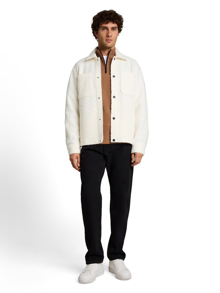 STRUCTURED STAND UP ZIPPER LONGSLEEVE