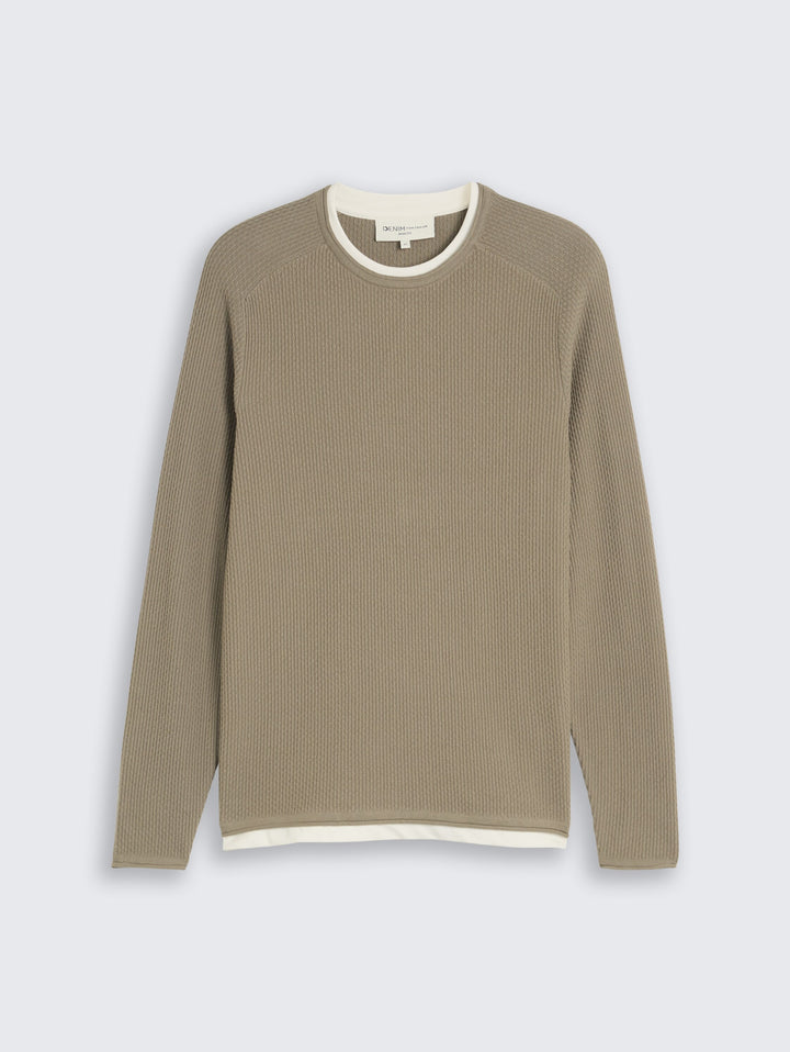 STRUCTURED DOUBLE LAYER KNIT