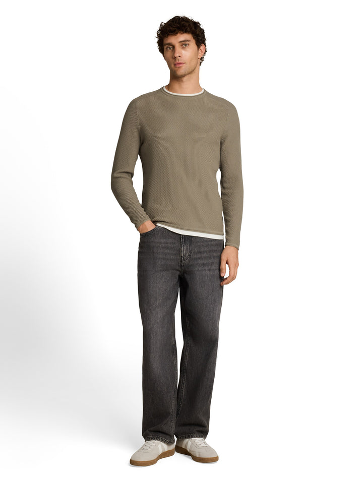 STRUCTURED DOUBLE LAYER KNIT