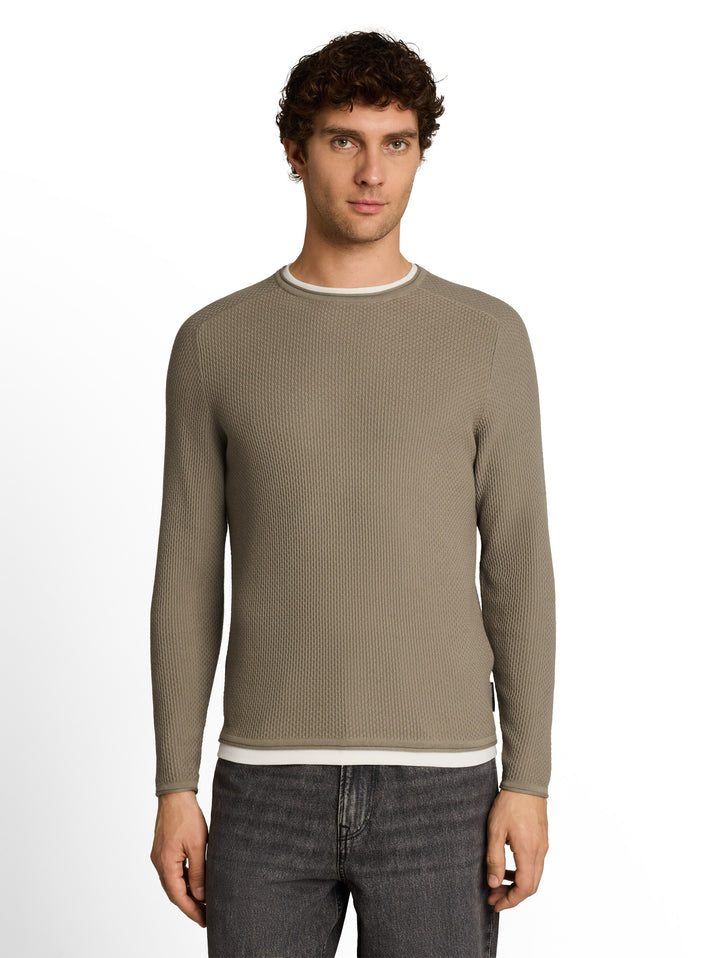 STRUCTURED DOUBLE LAYER KNIT