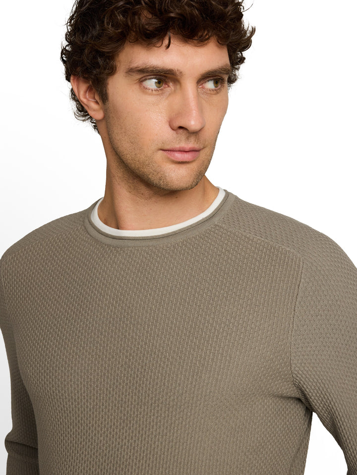 STRUCTURED DOUBLE LAYER KNIT