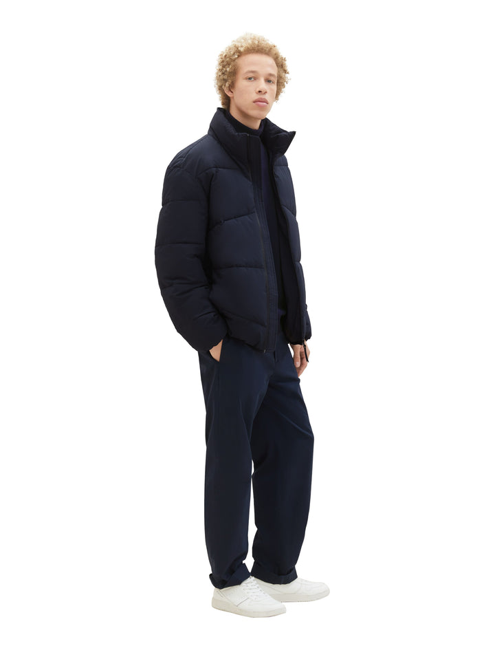 RELAXED STAND-UP PUFFER JACKET