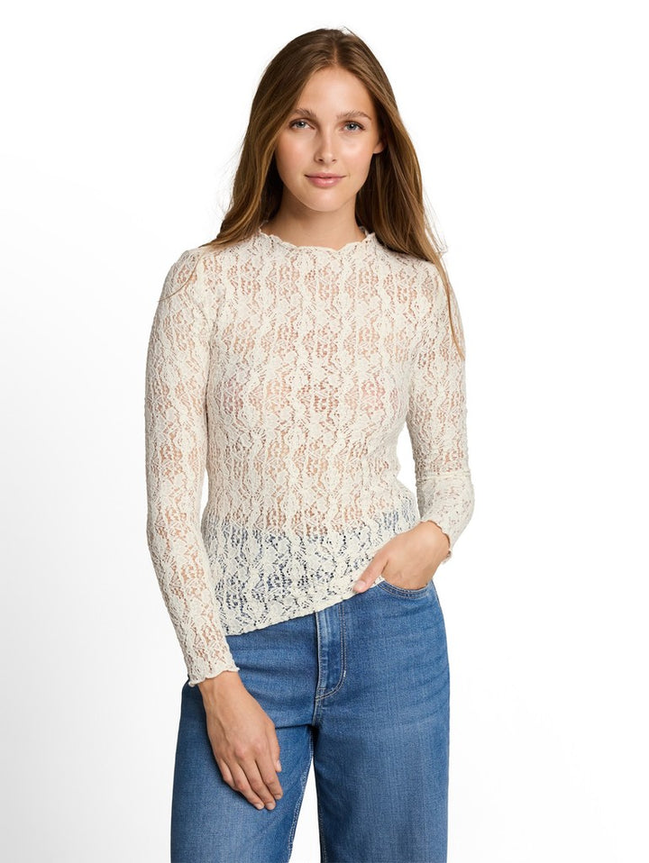 LACE LONGSLEEVE T-SHIRT
