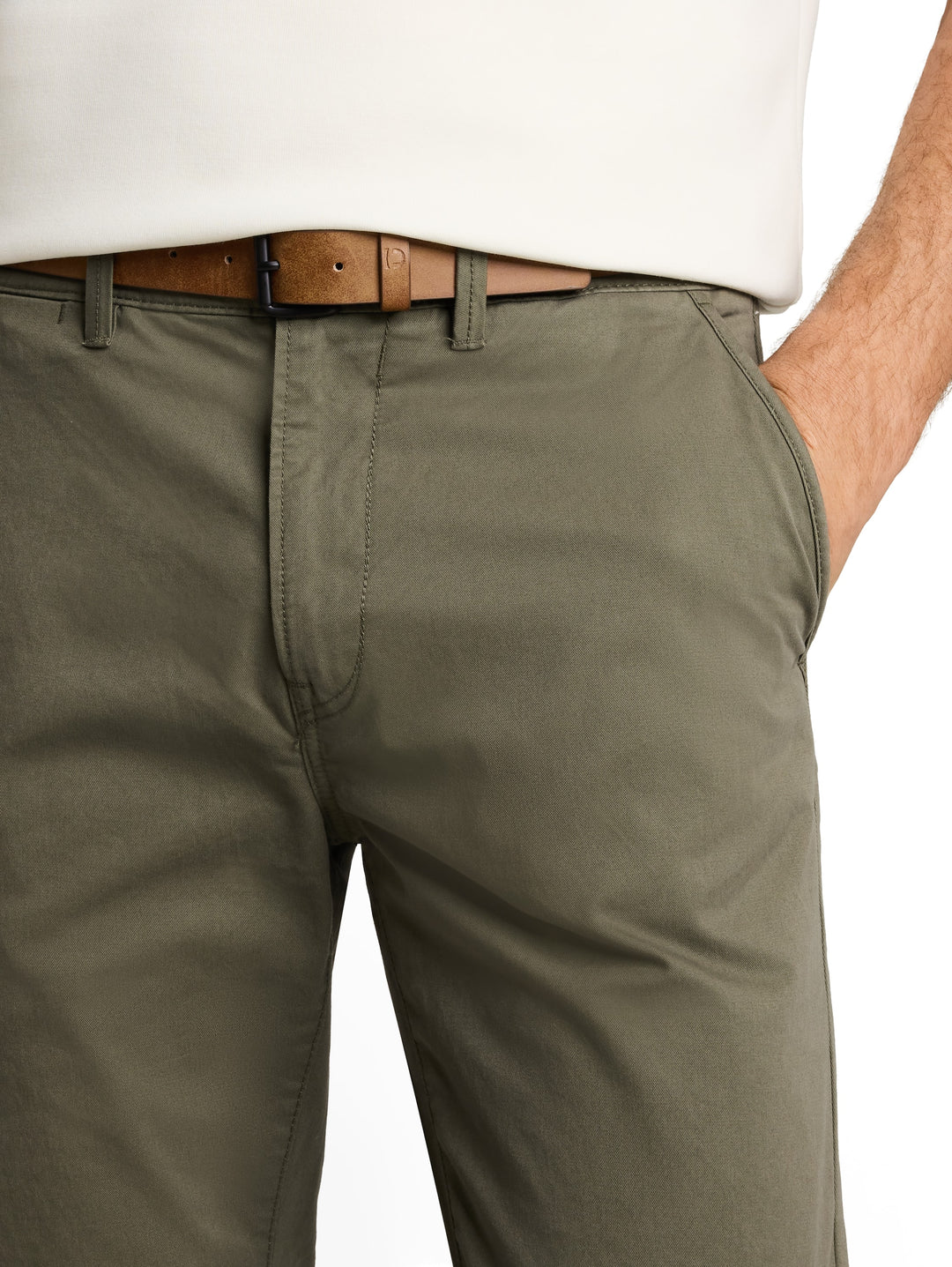 SLIM CHINO WITH BELT
