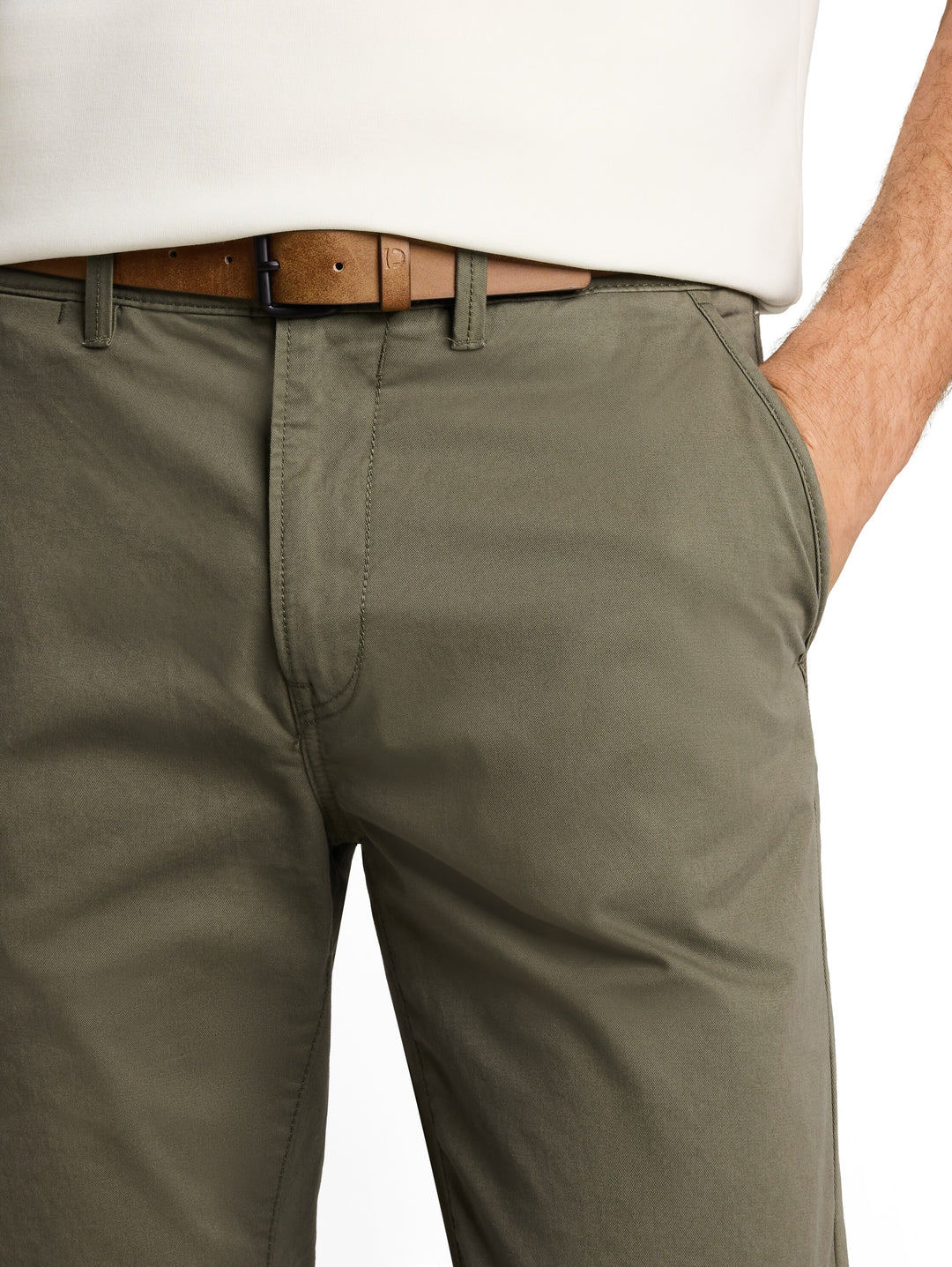 SLIM CHINO WITH BELT