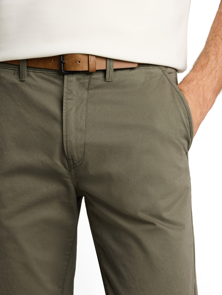 SLIM CHINO WITH BELT
