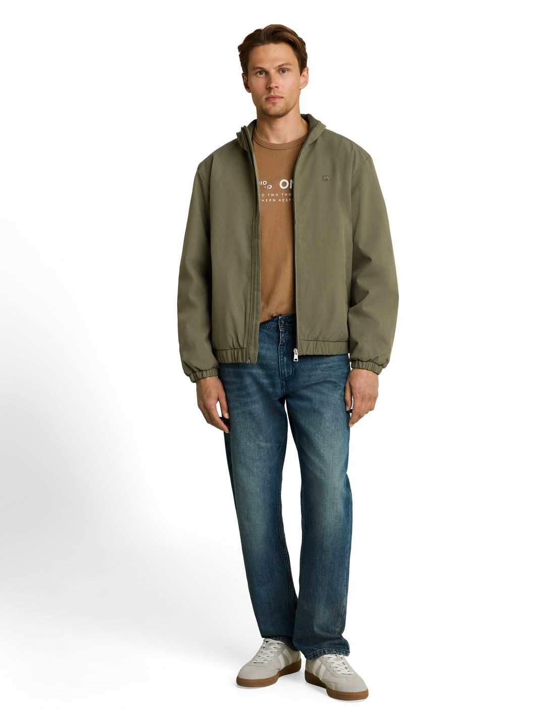 STAND-UP COLLAR BLOUSON